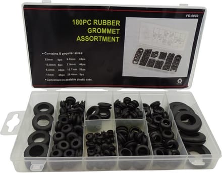 Assortimentsdoosje Rubber Tulles 180 Dlg.