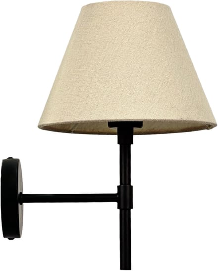 Wandlamp binnen - Ø 27 cm - E27 - woonkamer - linnen