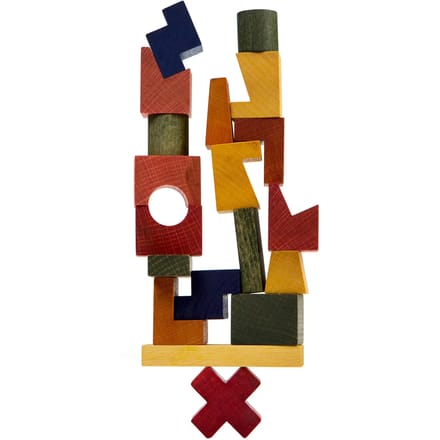 Regenboog Stapeltoren Game Wooden Story