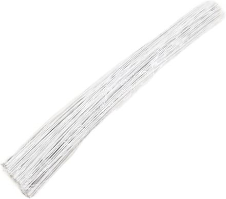 Bloemendraad Set - Knutseldraad Binddraad - Bloemstukken Maken - Flexibel Vormbaar - 50 Stuks 36cm - Wit