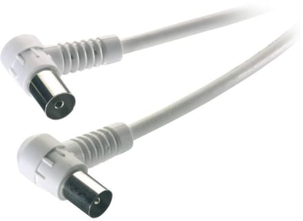 Vivanco VVANCABMF15090W, 1,5 m, Coaxiaal, Coaxiaal, Wit