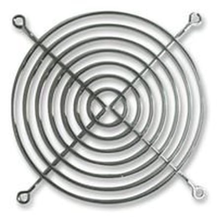Ventilator rooster - Vingerbescherming rooster - Ventilator beveiliging - Stalen constructie - 150 mm - Chroom