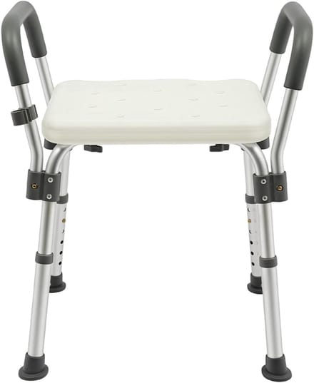 Douchekruk - Badstoel - Veilig Douchen - In hoogte verstelbaar - 37-49 cm - Wit