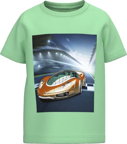 Name it t-shirt jongens - groen - NMMvoto - maat 92