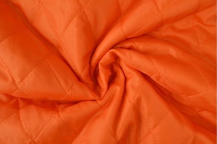 30 meter gewatteerde voeringstof - Oranje - 150cm breed