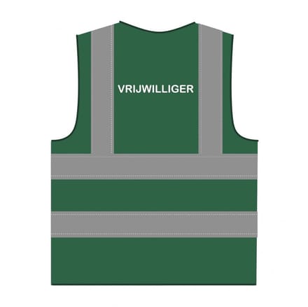 Vrijwilliger hesje RWS donkergroen