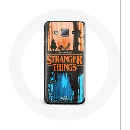 Coque pour Samsung Galaxy j3 2016 Stranger Things Couverture des amis