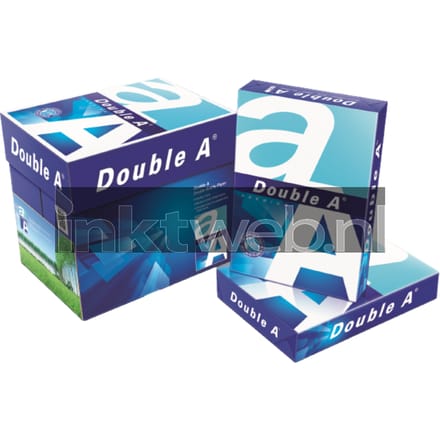 Double A Premium printpapier ft A4, 80 g - 2500 vellen (Doos met 5 pakken van 500 vel)