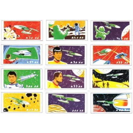Star Trek Original Series Vintage Primrose Stamp Sets 1971
