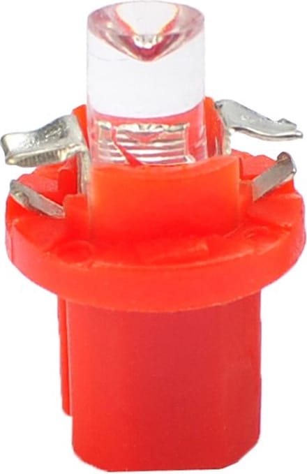 M-Tech LED W5W 12V - Basic 1x Led diode - Concaaf Rood - Set
