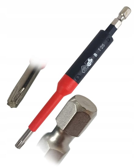 Felo Torx T25 VDE Schroefbit 125mm 1/4" Geïsoleerd 1000V