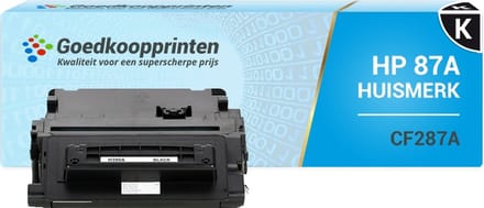 Huismerk HP 87A toner / HP CF287A toner Zwart (9.000 afdrukken)