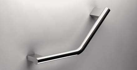 Design badgreep Lux gebogen chroom
