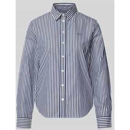 Gestreepte lange mouwen blouse voor dames Gant Classic
