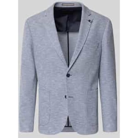 Slim fit 2-knoops colbert met reverskraag