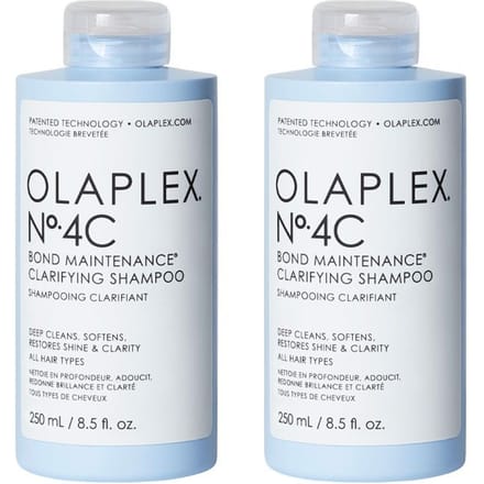 2x Olaplex No.4C Bond Maintenance Clarifying Shampoo 250ml