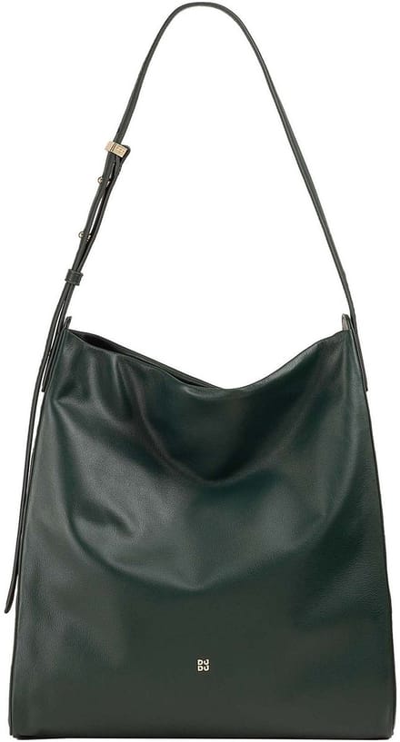 DuDu Up Schoudertas Leder 32 cm - Dames - mangrove