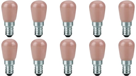 SPL E14 LED Lamp 2W Dimbaar - Extra Warm Wit - 1800K - LED Filament P26 Flame - 10 Stuks