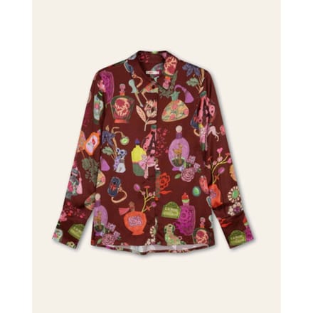 Oilily Bressa Blouse- maat36 Hot Chocolate