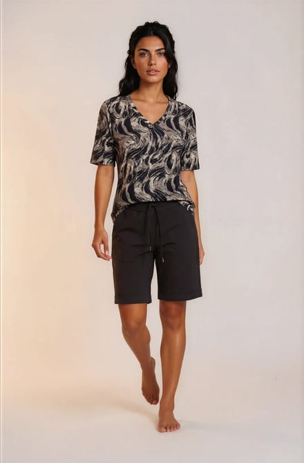 MI PIACE - Travel Shorts Uni 2423 Black - Maat : M