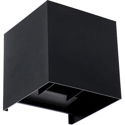 Led's Light Buiten LED wandarmatuur Amarillo Zwart