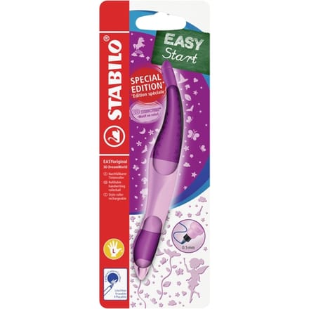 Rollerpen STABILO Easyoriginal linkshandig 3D DreamWorld medium roze