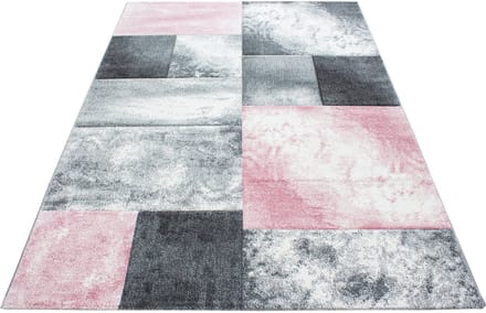 Modern laagpolig vloerkleed Hawaii - roze 1710 - 80x150 cm