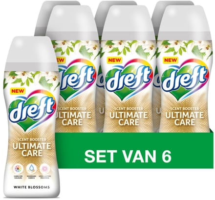 Dreft Geurbooster White Blossoms Ultimate Care - 6 x 210 g