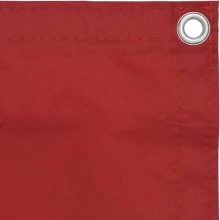 vidaXL Balkonscherm 90x300 cm oxford stof rood