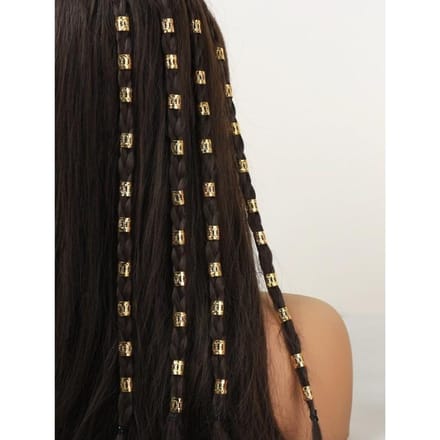 40 pièces Anneau à cheveux ajouré Pinces à cheveux bohèmes one-size or