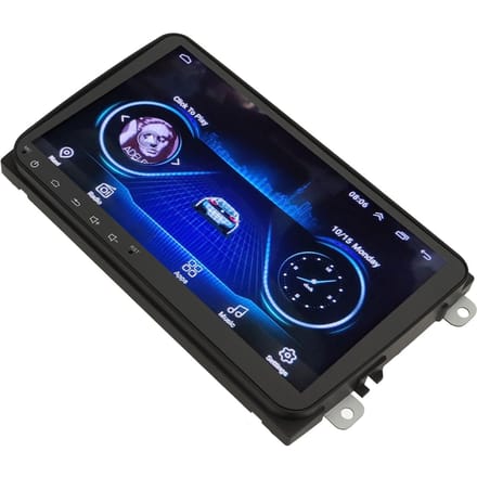 Autoradio 9 pouces pour Android 12 Écran Tactile HD Navigation GPS Wifi Bluetooth Remplacement pour Seat Altea Toledo black