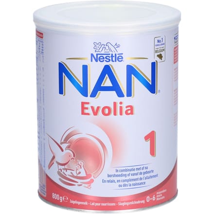 Nan Evolia 1 Zuigelingenmelk Baby 0-6 Maanden 800g