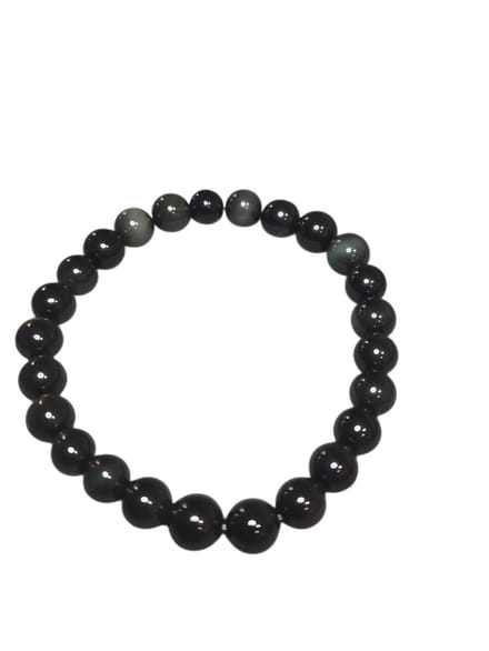 Obsidiaan armband.
