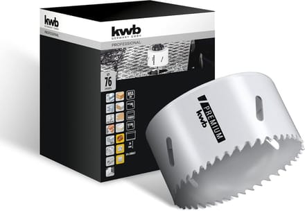 KWB Gatenzaag HSS Bi-metaal 598-076 - Ø 76 mm