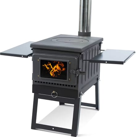 ASH Camping Houtkachel Grill3 - veranda kachel compleet - draagbaar - 15,2 kg