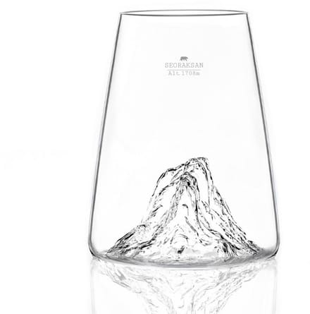 Alaskanmaker - Design glas Topographic - Seoraksan - 1 Stuk