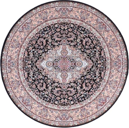 SusaStyle Perzisch Vloerkleed – Salari darkblue – Tapijt 250 cm – Rond