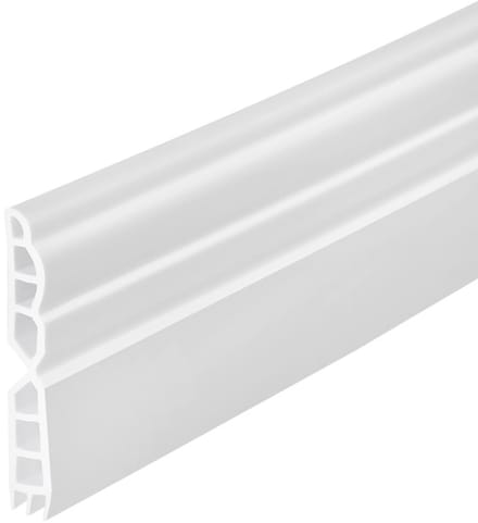Tochtstrip Deur - Deurafdichting Winddicht - Tocht Buiten Houden - Extra Dik TPE Materiaal - 1 Meter Lengte - Wit