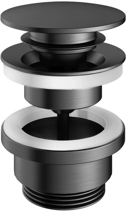 Hotbath Cobber GAL P710 - klikplug - geborsteld gunmetal PVD