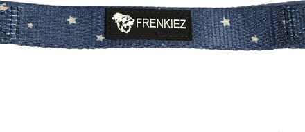 Frenkiez Reflective Dog Leash, Blue Stars