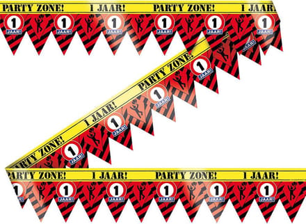 Paper Dreams Markeerlint 1 Jaar 12 Meter Rood/geel