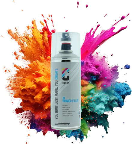 CROP Primer Filler spuitbus DONKERGRIJS VS4 - Professional