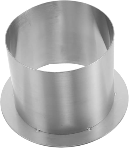 Afvalkoker Ring - Aanrecht Inworp - Efficiënte Afvalverwerking - Verzonken Ontwerp - 12.3 CM Diameter - Zilver