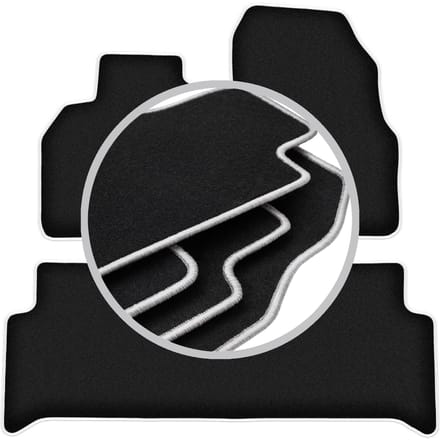 CARLUX-SILVER automatten voor: Renault Grand Scenic II minivan (2003-2009)