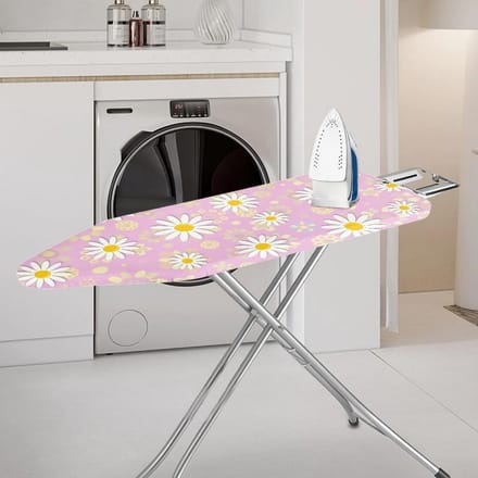 Strijkplankovertrek Roze met Elastiche Rand en Antislip, Wasbaar