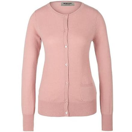 Vest 100% kasjmier, Topkwaliteit Van Peter Hahn roze