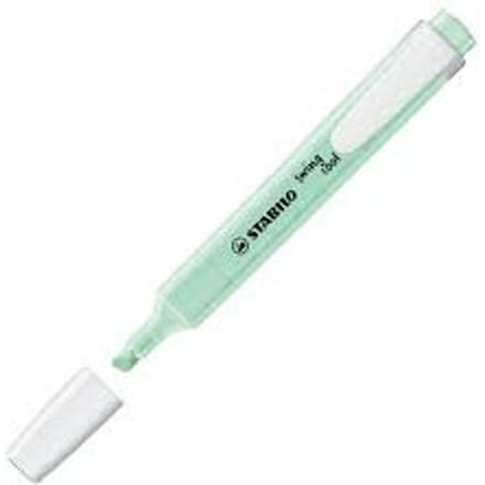 STABILO Swing Cool Pastel - Markeerstift - Perfect Voor Onderweg - Vleugje Mint - Per stuk