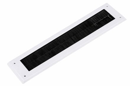 Brievenbus tochtafsluiter - Tochtwering - schroefbaar - Wit - 8 X 34 CM