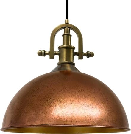 Bamyum Hanglamp Industrieel Metaal Grote Koperkleur Hanglamp