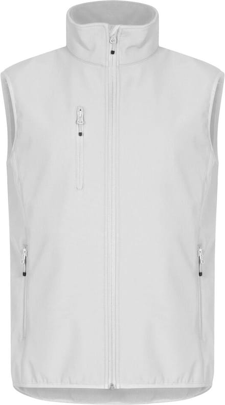 Clique Classic Softshell Vest 0200911 - Wit - 4XL